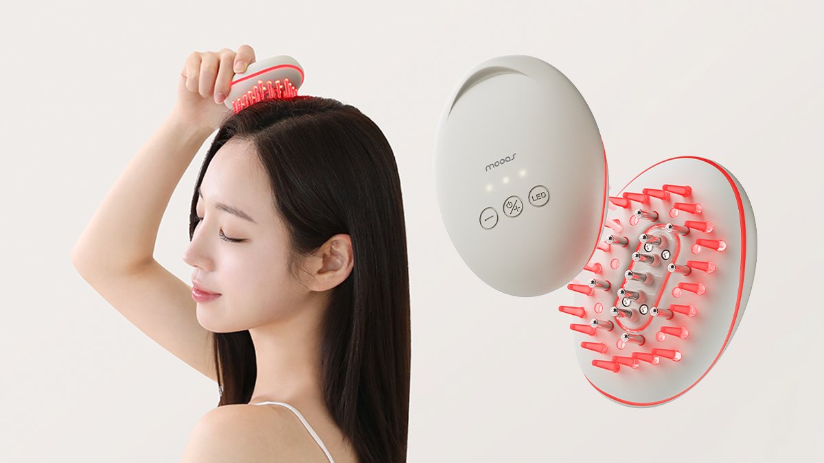 仅需4万韩元级头皮护理仪｜EMS低频脉冲，轻松紧致秀发。