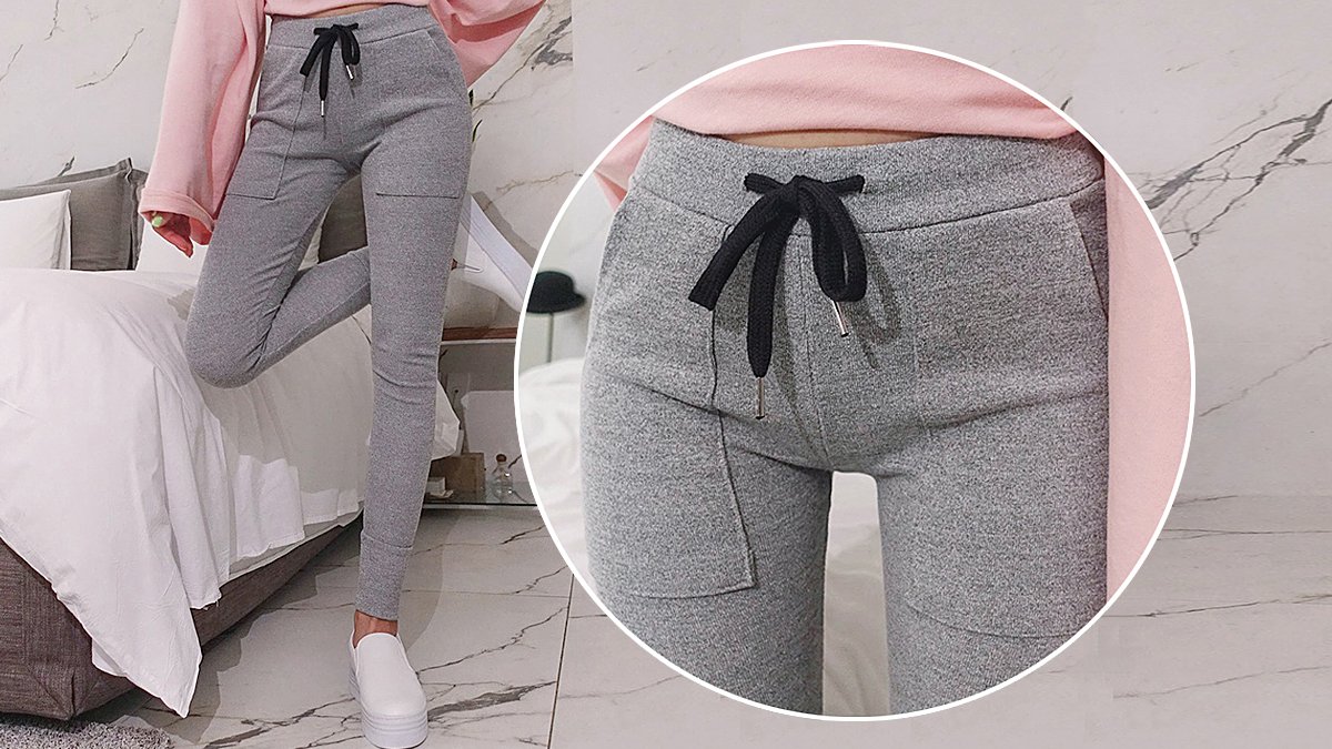 [二次加演] 完美融合家居服•居家休闲装•运动休闲风的高端针织紧身裤