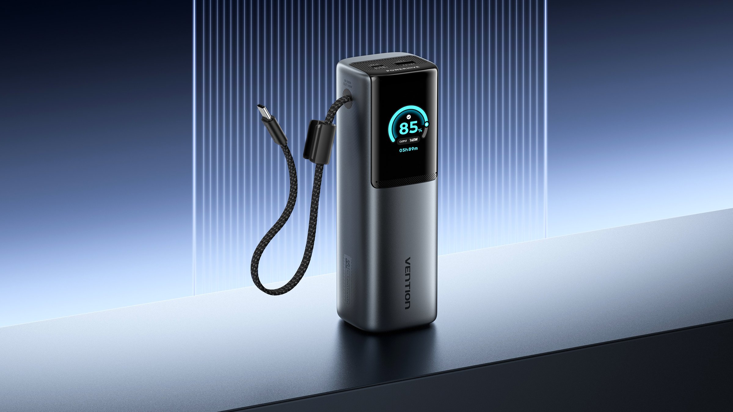 途切れないパワーを、ベンション27000mAhパワーバンク