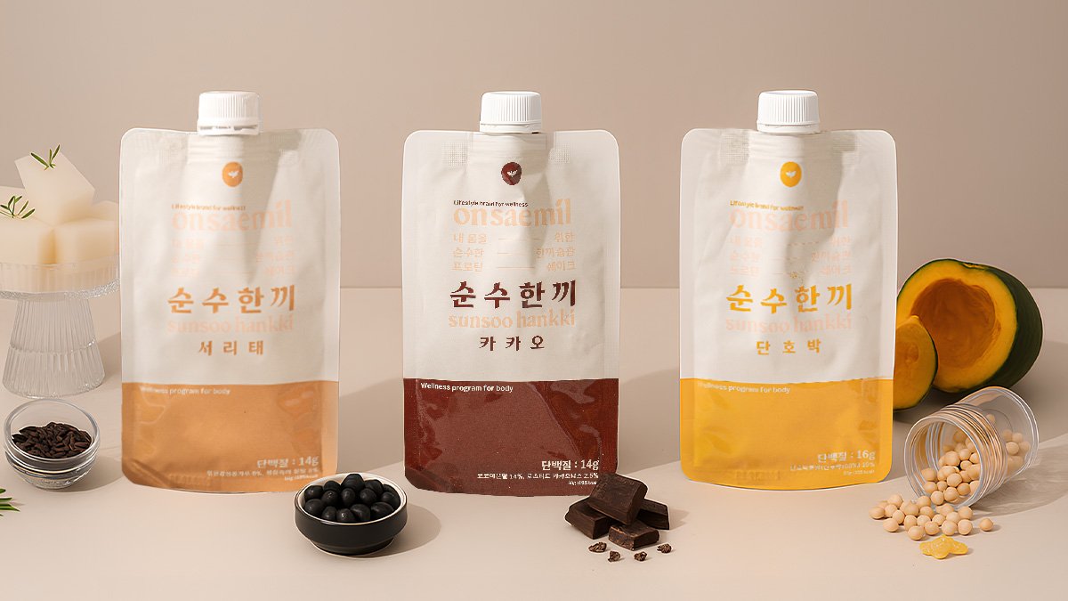 최대 단백질 14g! 간단 식사 온새밀 쉐이크! (단호박/카카오/서리태)