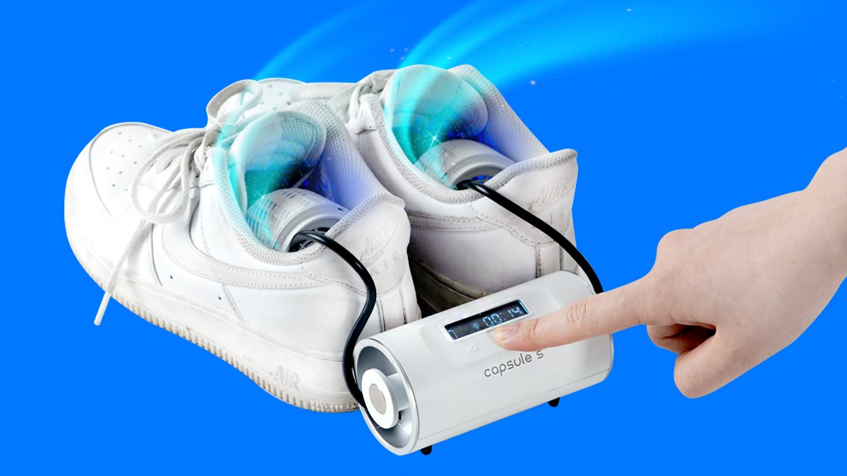 [2亿+加演] 干燥+杀菌+除臭99% 鞋履护理终极王者，胶囊S！