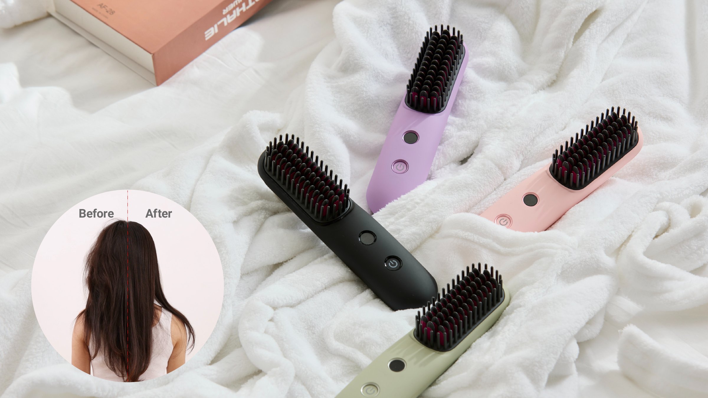 Just comb for glossy voluminous hair! The $40 comb-straightener revolution