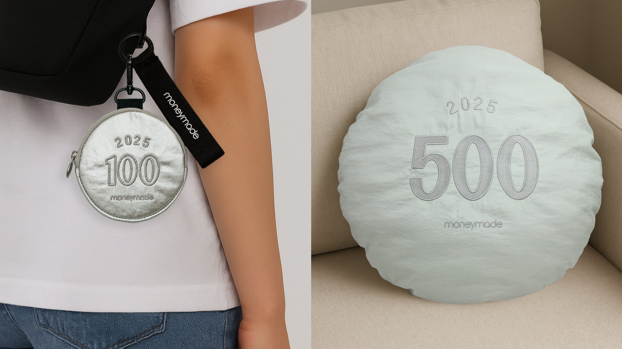 [Sold Out] Not Just a Cushion It's a 'Money' Cushion | Genuine Currency Goods Made with Real Money