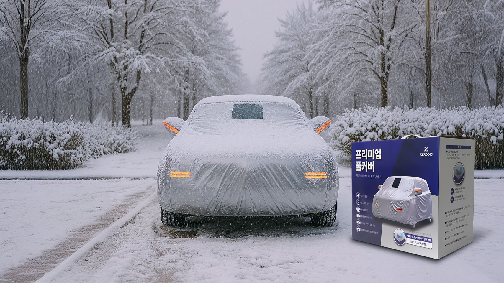 [汽车罩] 冬季通勤，轻松告别霜冻与积雪烦恼！