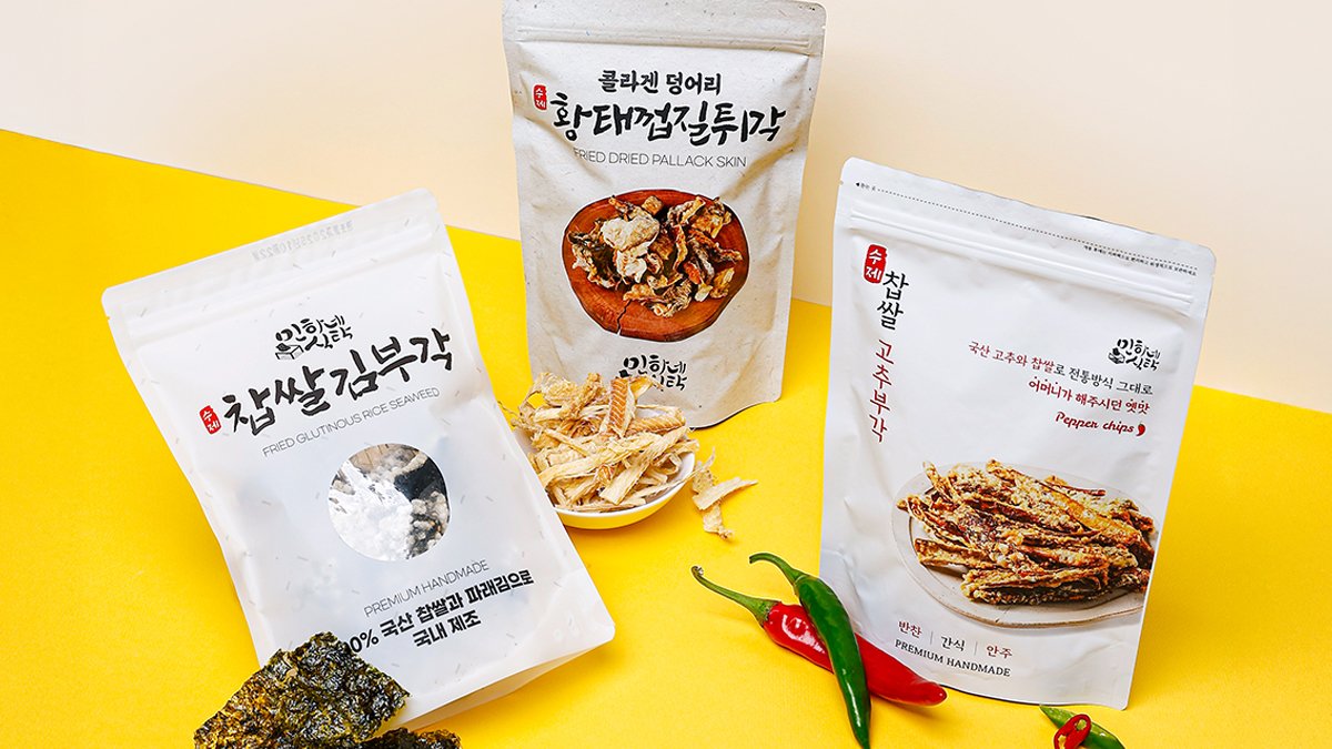 튀겼는데 느끼하지 않다고? 당일생산 당일발송, 민하네식탁 전통 건강 간식