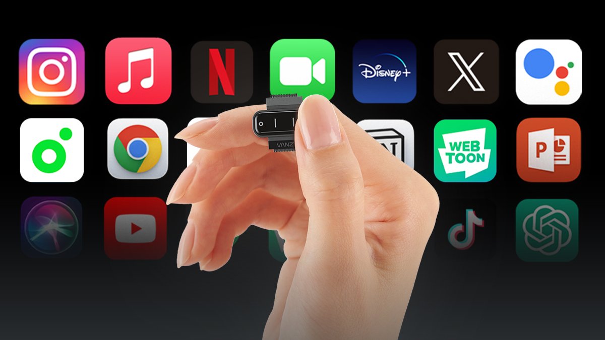 Ai Gesture Ring Mouse VANZY v3 / All-in-One Ring Controller