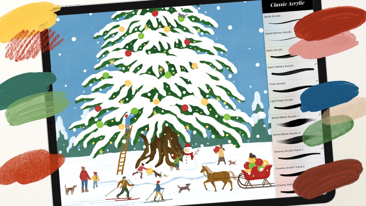 [오늘종료]손그림 같은 수작업 브러시 세트 <브러시 124종+클래스>