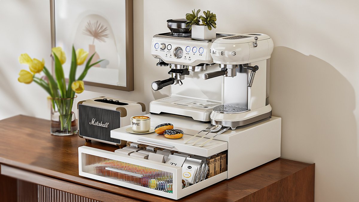 [すっきり空間のベストチョイス] ホワイト2段スチール引き出しで完成