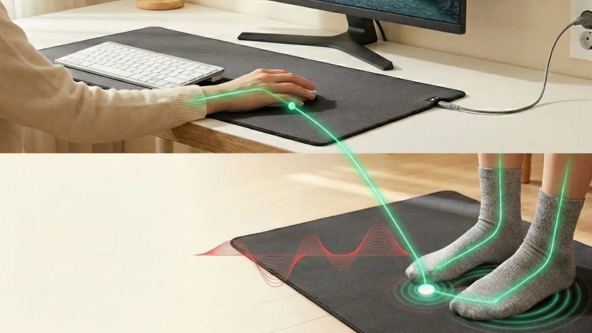 Say Goodbye to EMF Worries! Full-Body Earthing Pad & Silver Socks