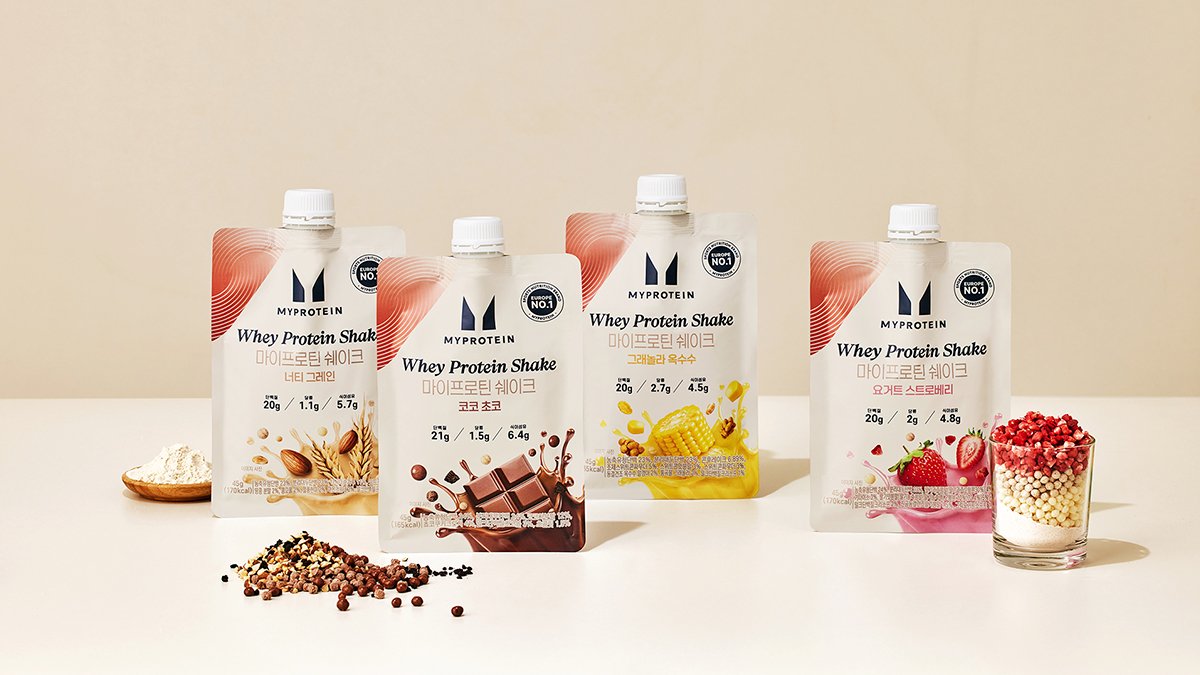 [Europe's No.1 MyProtein Now Launching Locally] Protein Shake with 20g+ Real Ingredient Toppings