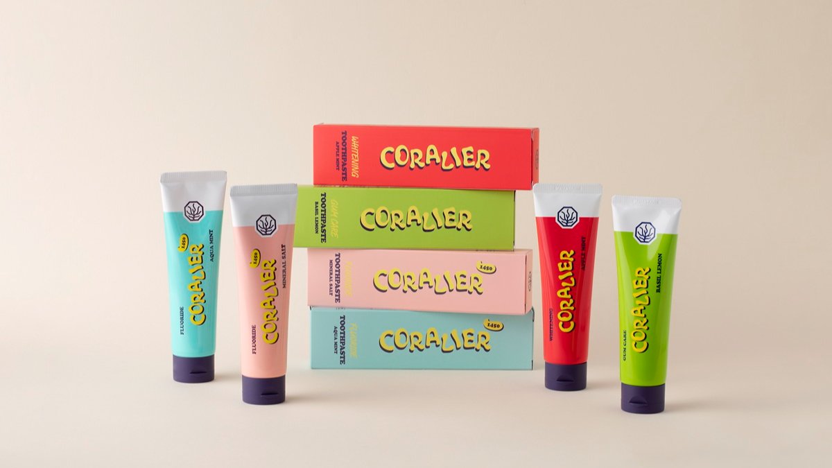 코랄리에 와디즈 단독! 산호 칼슘으로 완성하는 지속가능한 구강케어 세트!