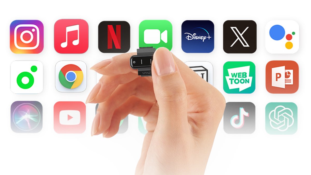 Ai 제스처 링마우스 VANZY v3 / 올인원 컨트롤러 '반지'