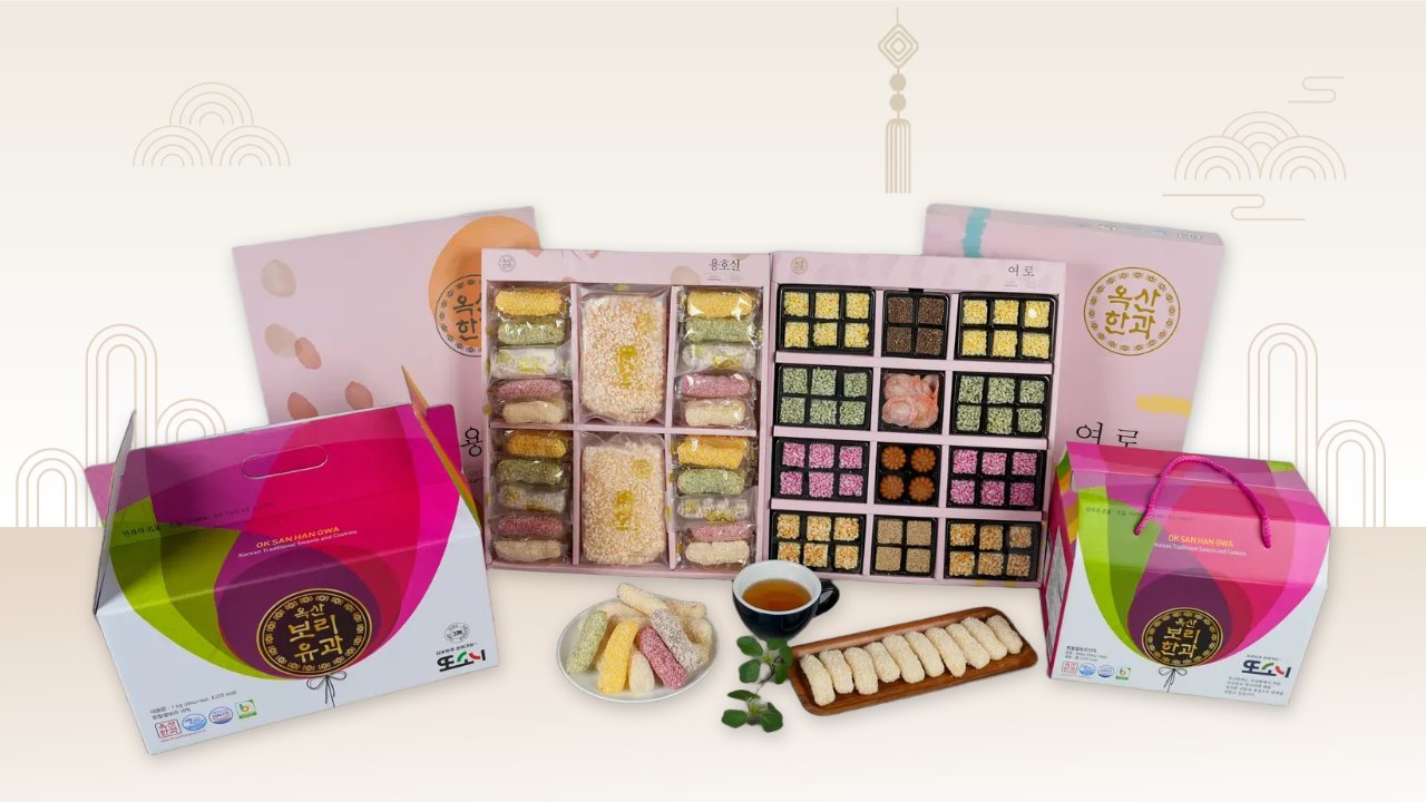[玉山韩果] 4款精选韩果礼盒套装+大麦韩果1包任选