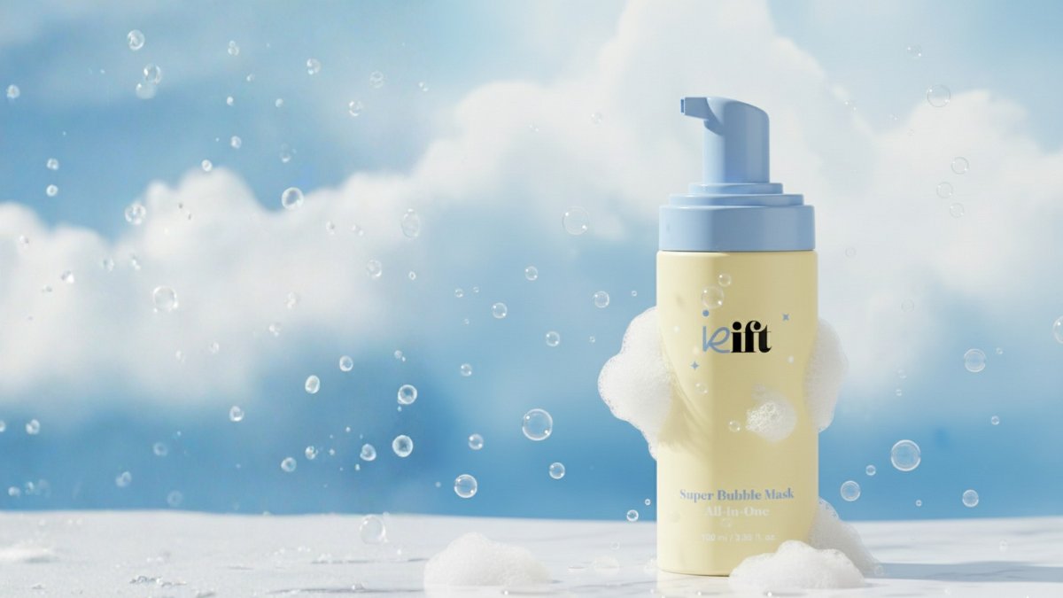 Didn't sleep well? → Looks like you slept deeply~ | Skin that feels like 10 hours of rest in just 4 thanks to Super Bubble