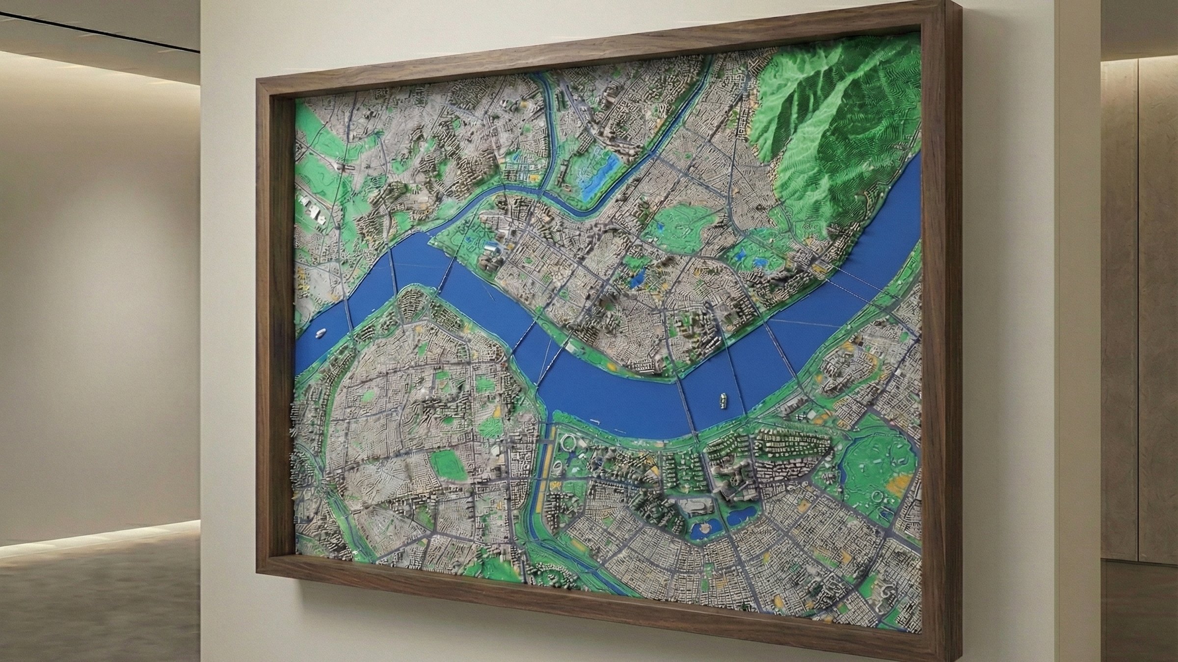 用3D打印打造的立体地图，收藏你的首尔城市模型！