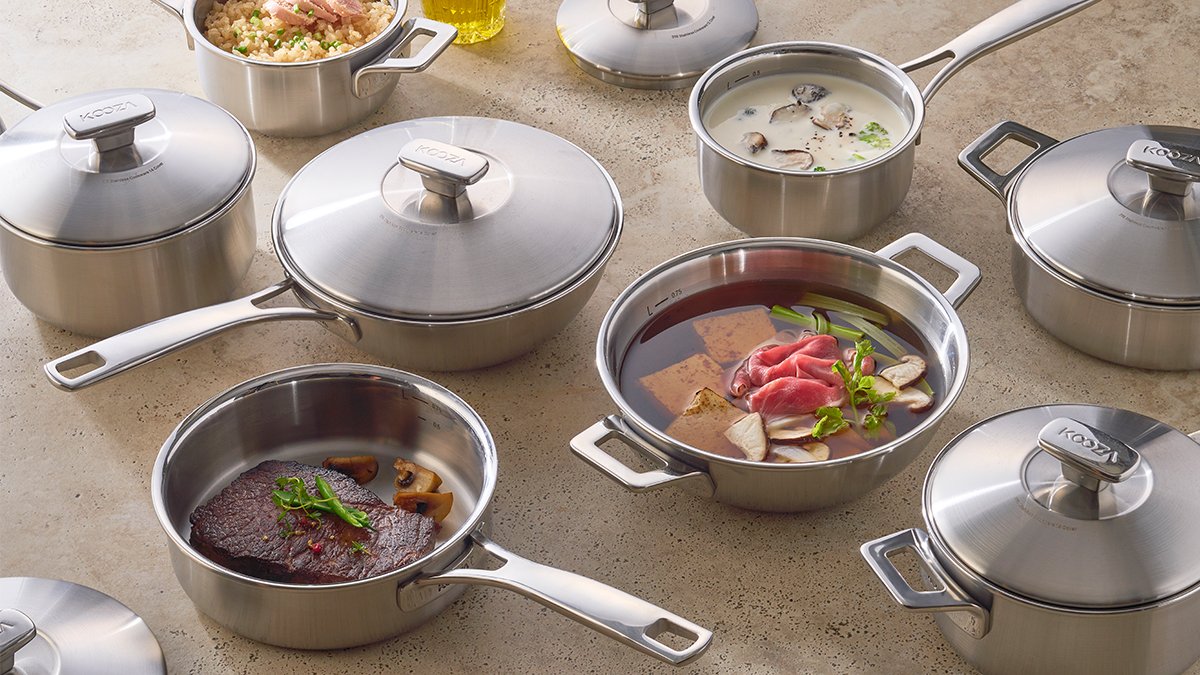 [쿠자x미슐랭 2스타]요리대전 속 그 냄비! 통5중 스텐316 미니 세트