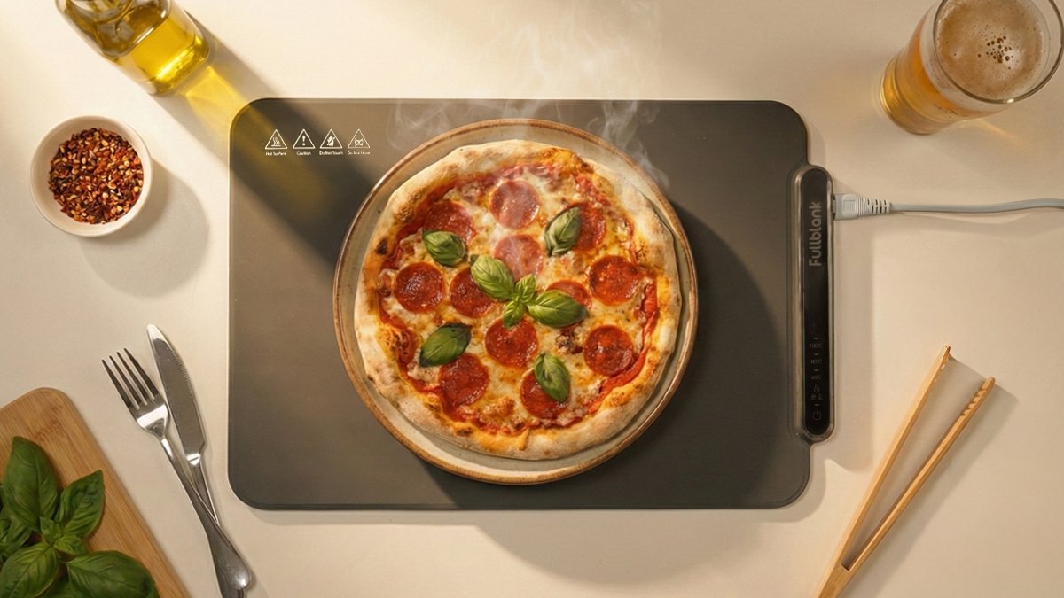 Keep your meal warm in its delivery container with this handy food warmer