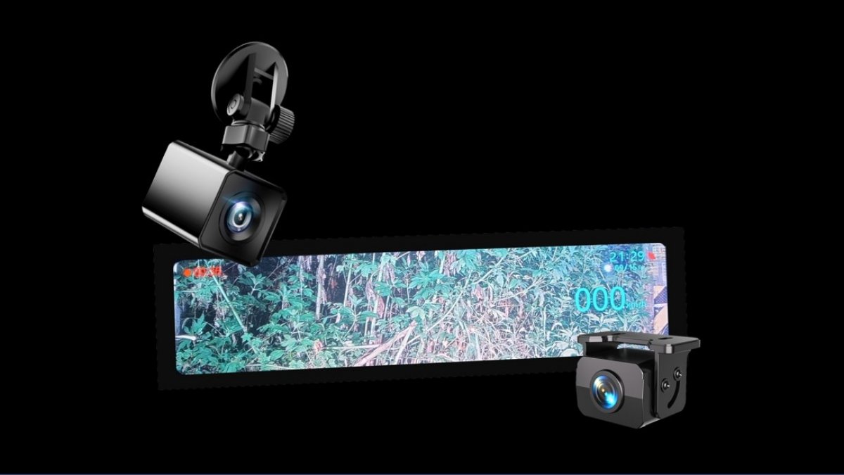 即使在无光环境下也能呈现彩色画面！Real Super Night Vision行车记录仪！