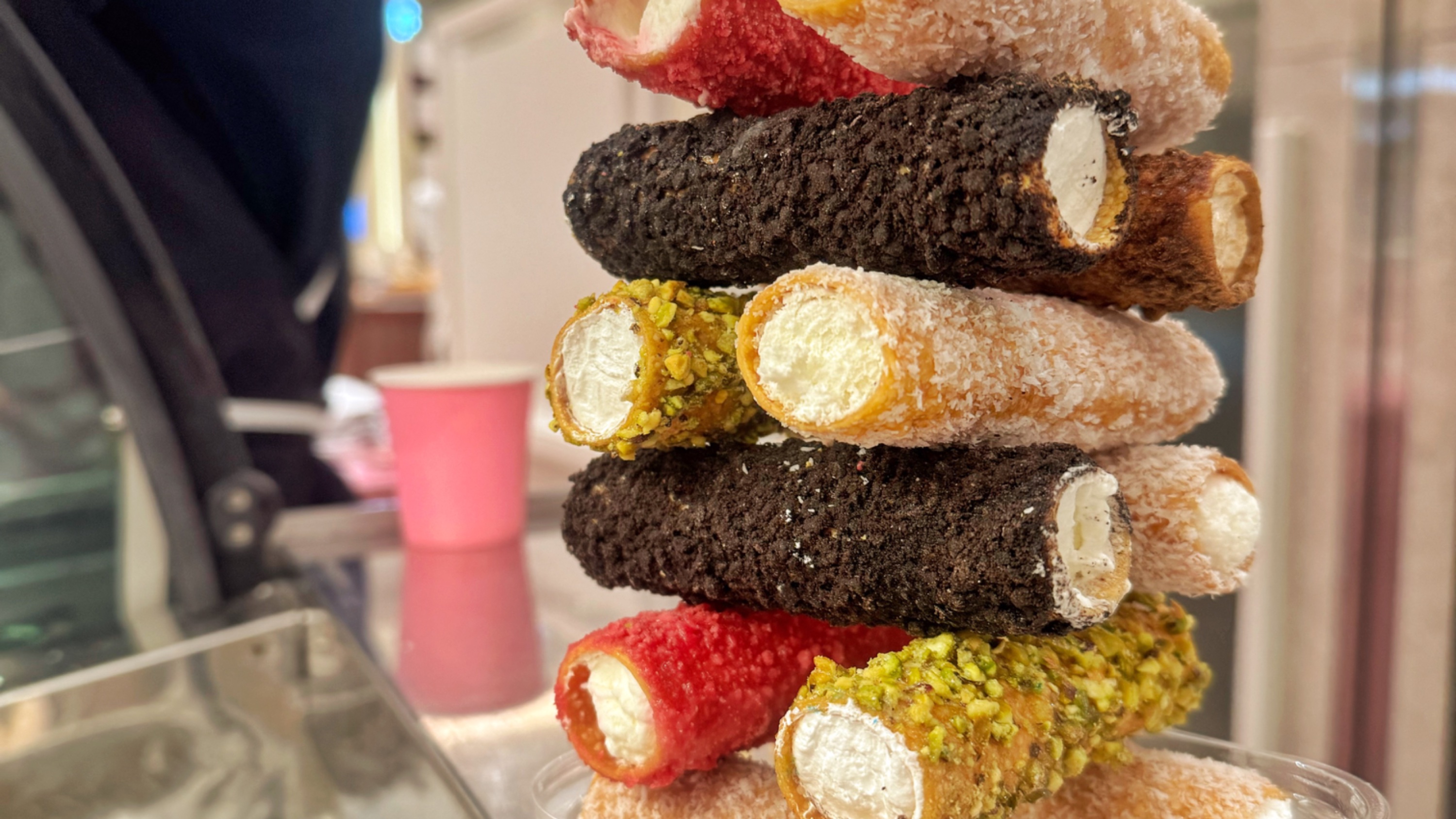 外脆里嫩！酥脆口感的意面冰淇淋