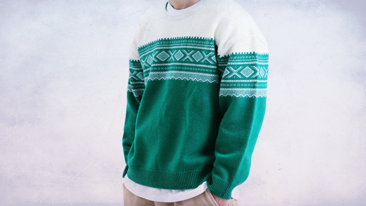 (中性服饰)北欧挪威经典情怀 “马里乌斯花纹”毛衣