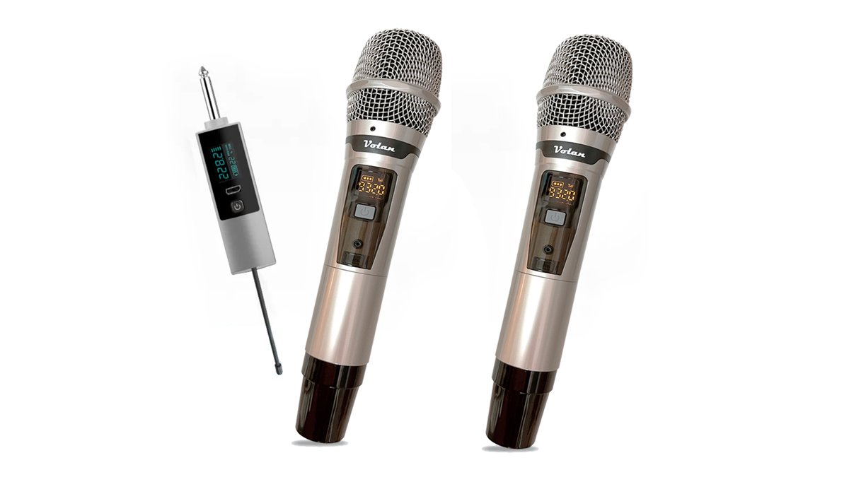 Volan无线手持麦克风VM-1100 两支装+接收器