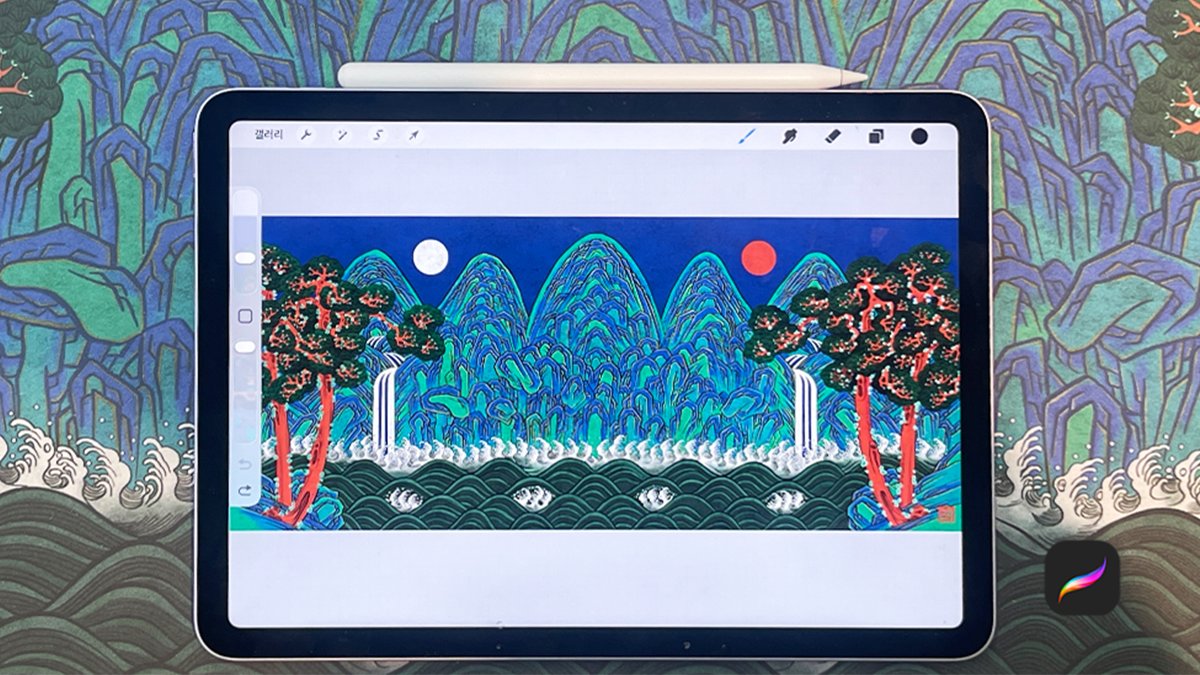 [iPad画笔] 民画、水墨、传统纹样全能一体及课程