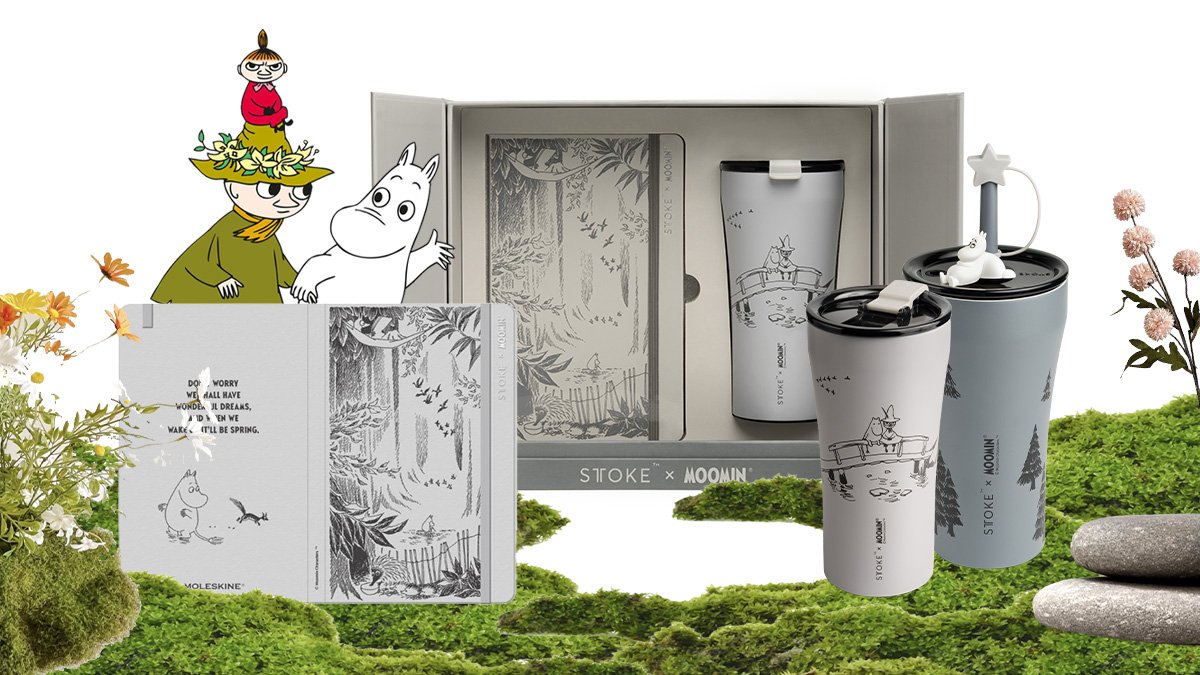 [Wadiz独家] Stokke×姆明官方联名保温杯&莫尔斯金硬壳笔记本