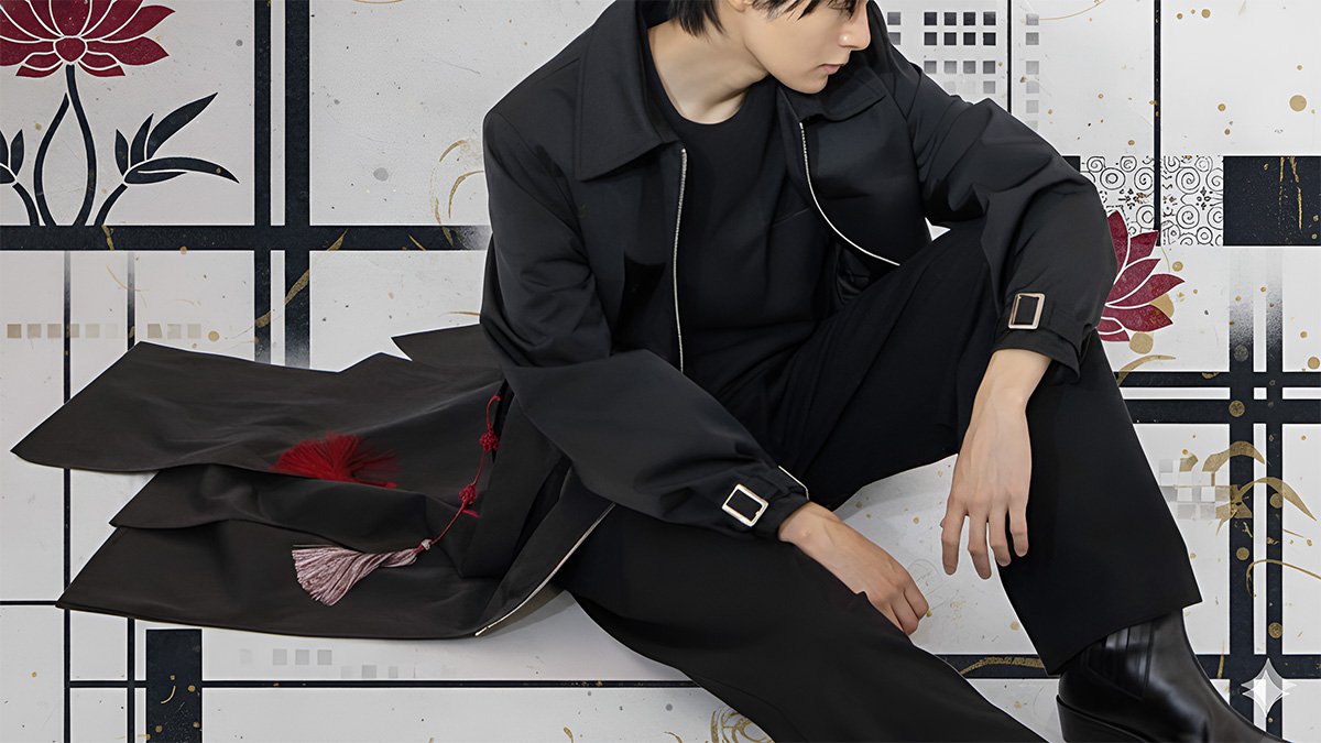 [Exclusive] Capturing the Hanbok Silhouette: Daechang’s Dual-Slit Coat with Flowing Elegance