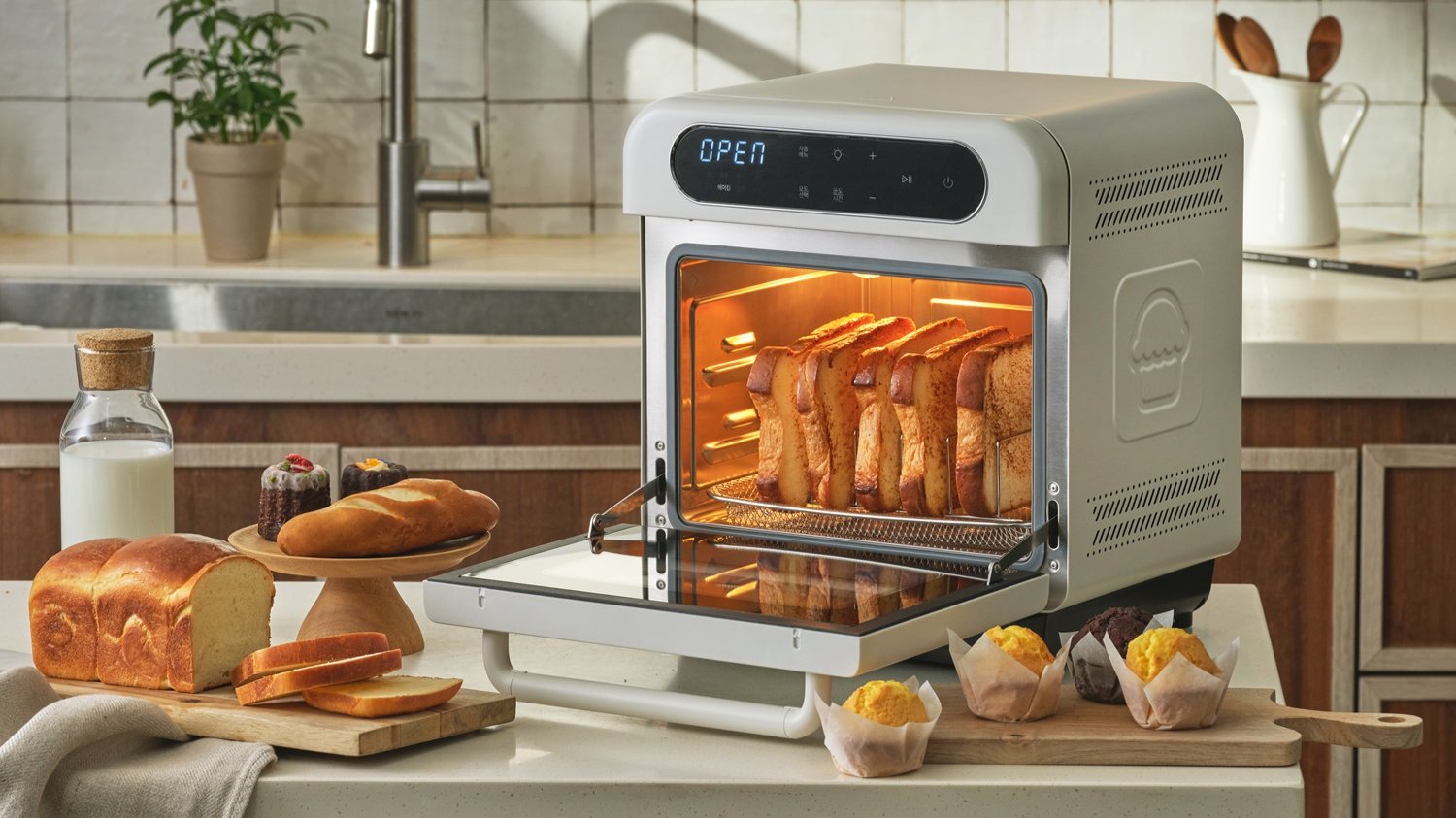 Encore | Rich Steam in Just 20 Seconds! Pulmuone Steam Cook Air Fryer 12L