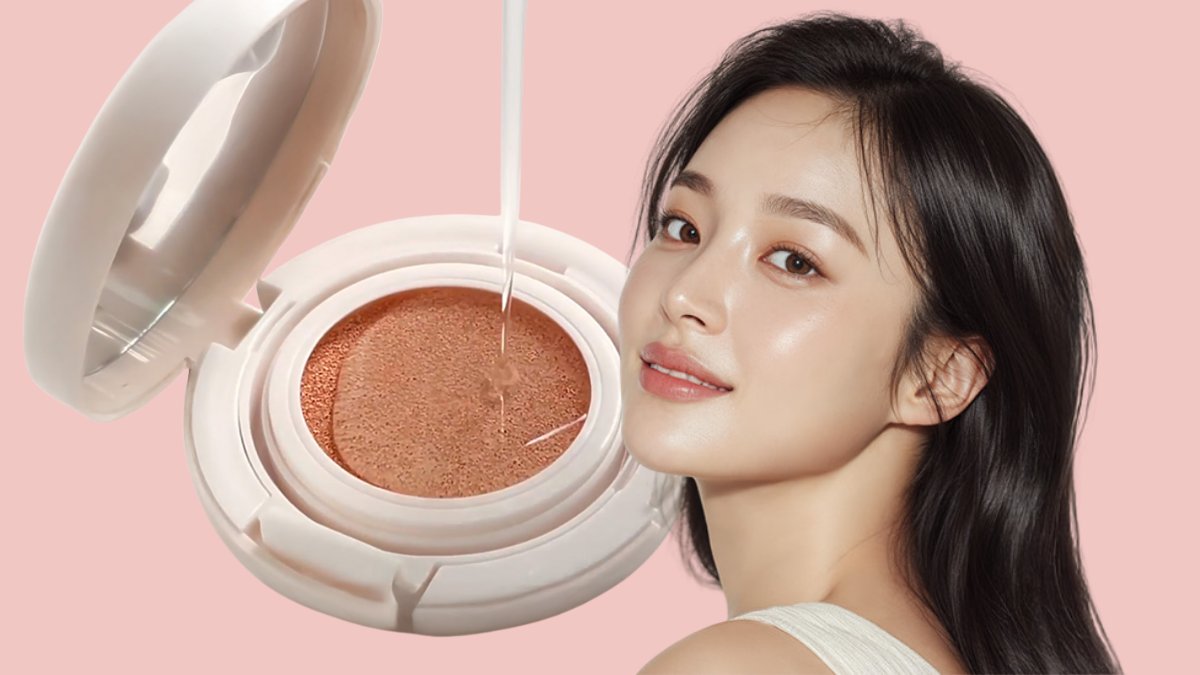 [素颜气垫] 洗完脸只需轻拍一层，素颜更显自然美