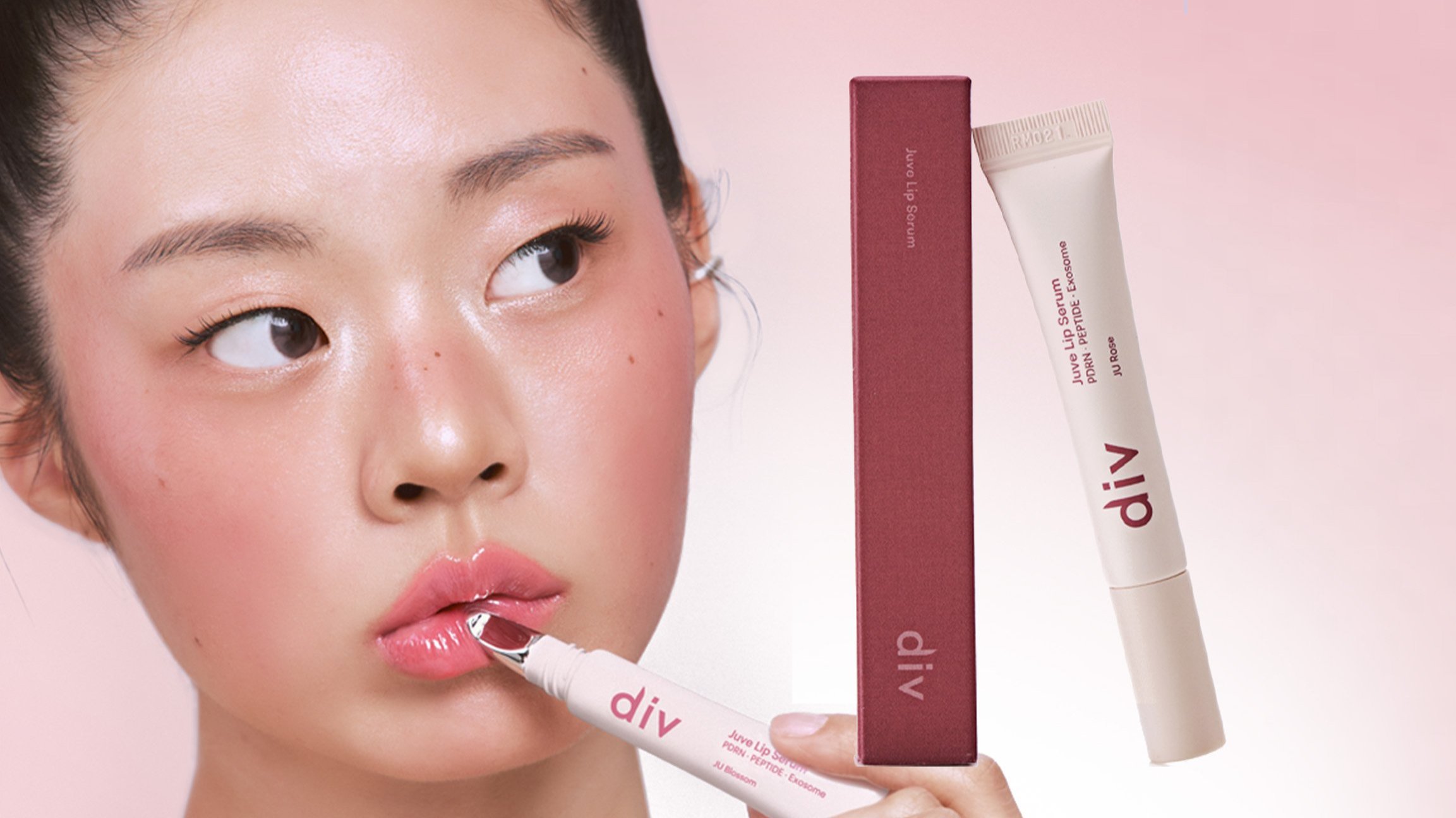The science of juOlook on your lips! PDRN Plumping Lip Serum that gets fuller with every drop