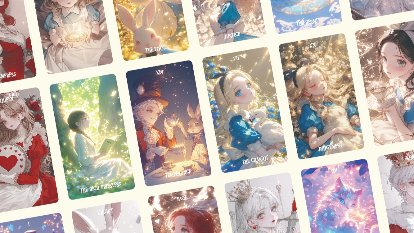 限量发售《星光书房：命运爱丽丝》塔罗牌