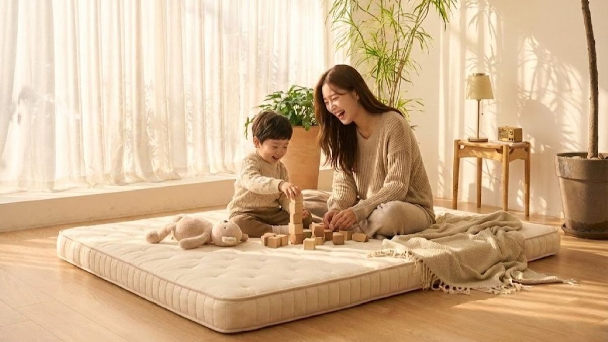 T사의 메모리폼 100% 토퍼가 20만원대 I 오가닉커버와 속커버까지  