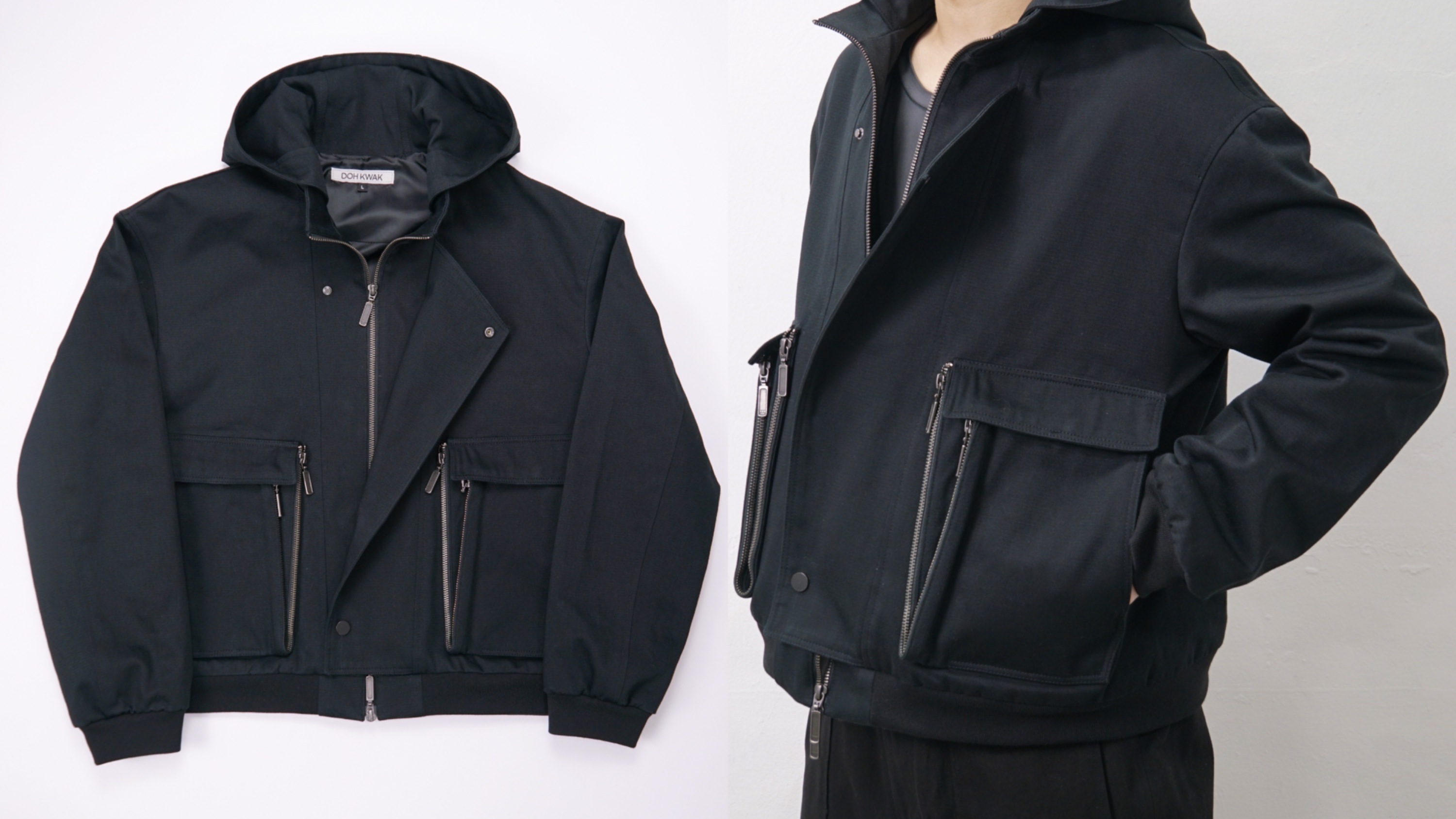 [设计师品牌] 独家研发U型拉链口袋，塑造立体剪裁夹克