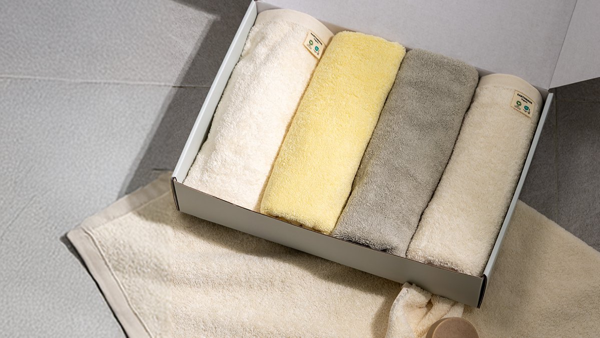 Gentle Plant-Dyed Towels for Newborns · 100% Organic Cotton · 230g