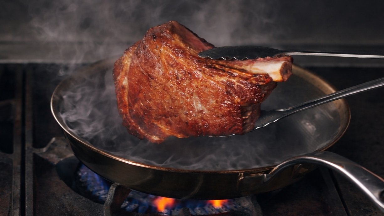 국내 최초<99.5% 리얼 티타늄 스테이크 팬> 논코팅, 논스틱 프라이팬