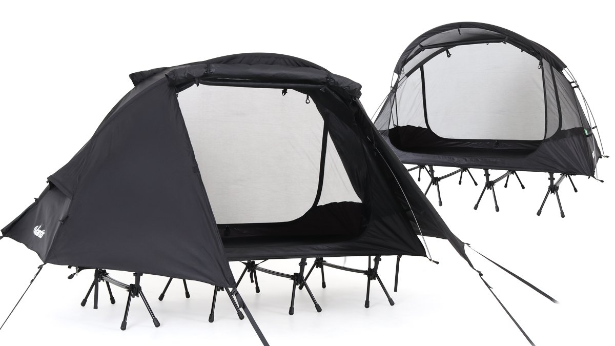 ソロキャンパー待望のコートテント、最終版80cmのゆったり幅