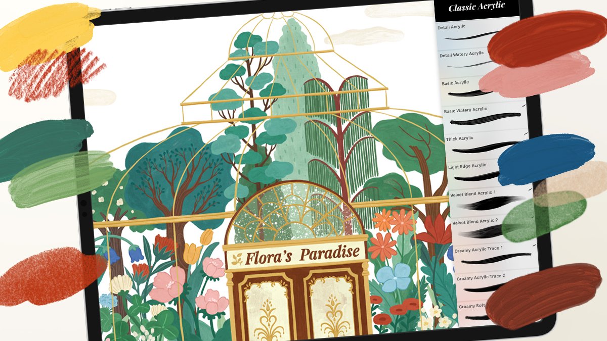 [最后加映]手绘质感124件刷具套装+课程