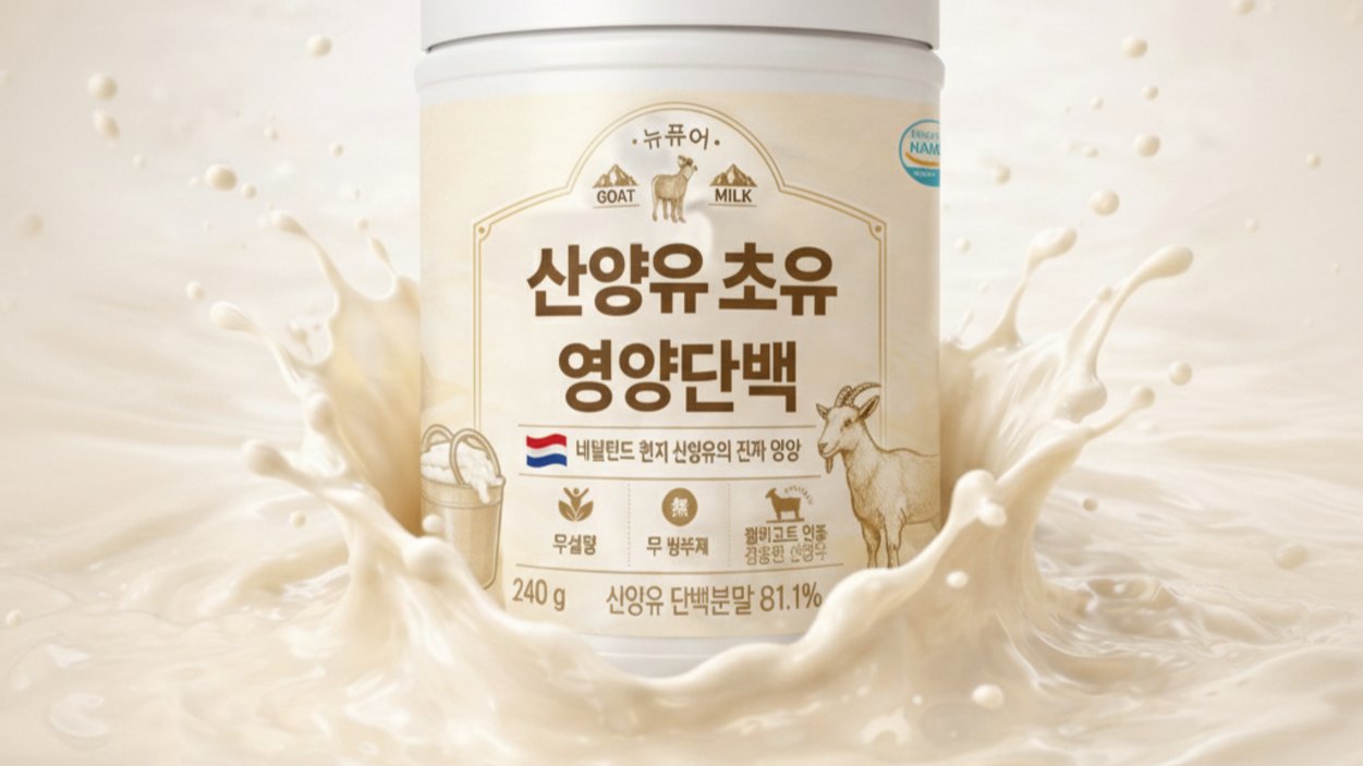 [네덜란드 고급산양유 98%] 산양유 초유 영양단백