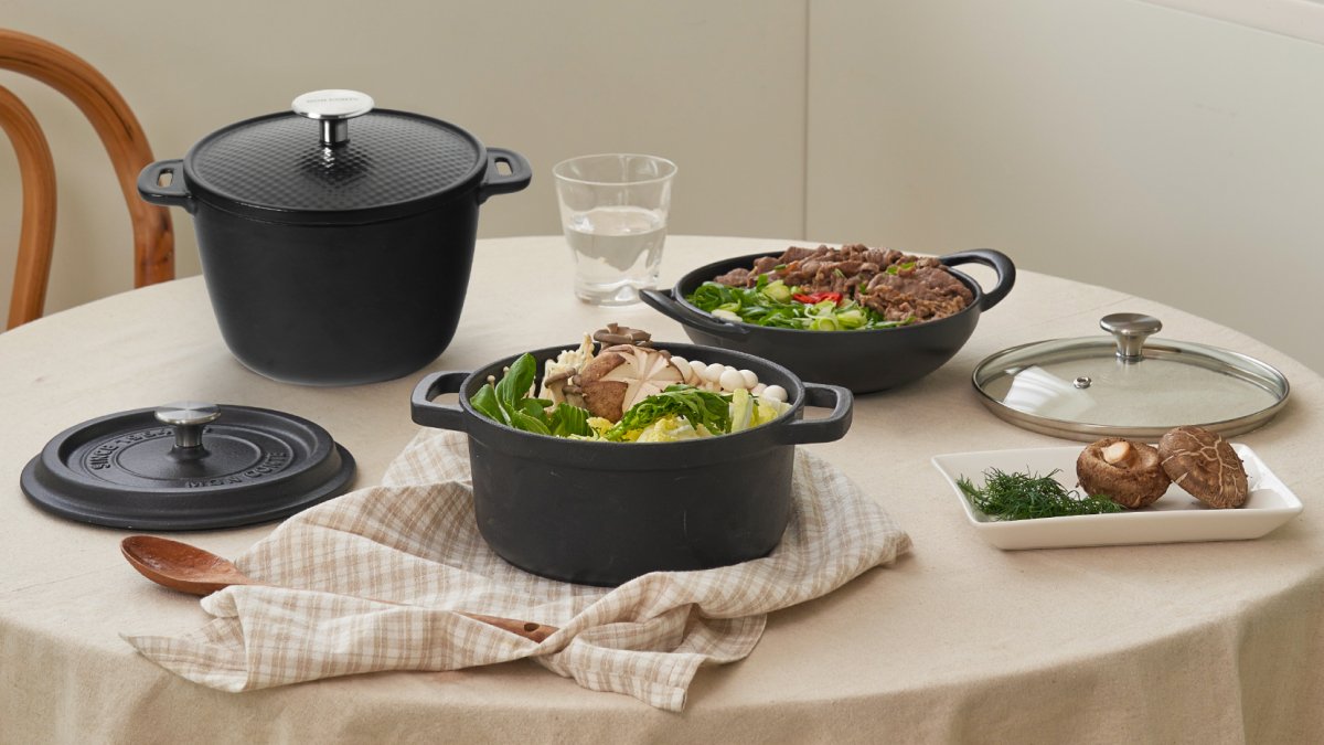 [N品牌铸铁锅关键词第一] 在家享受非凡，몽꽁떼铸铁饭锅