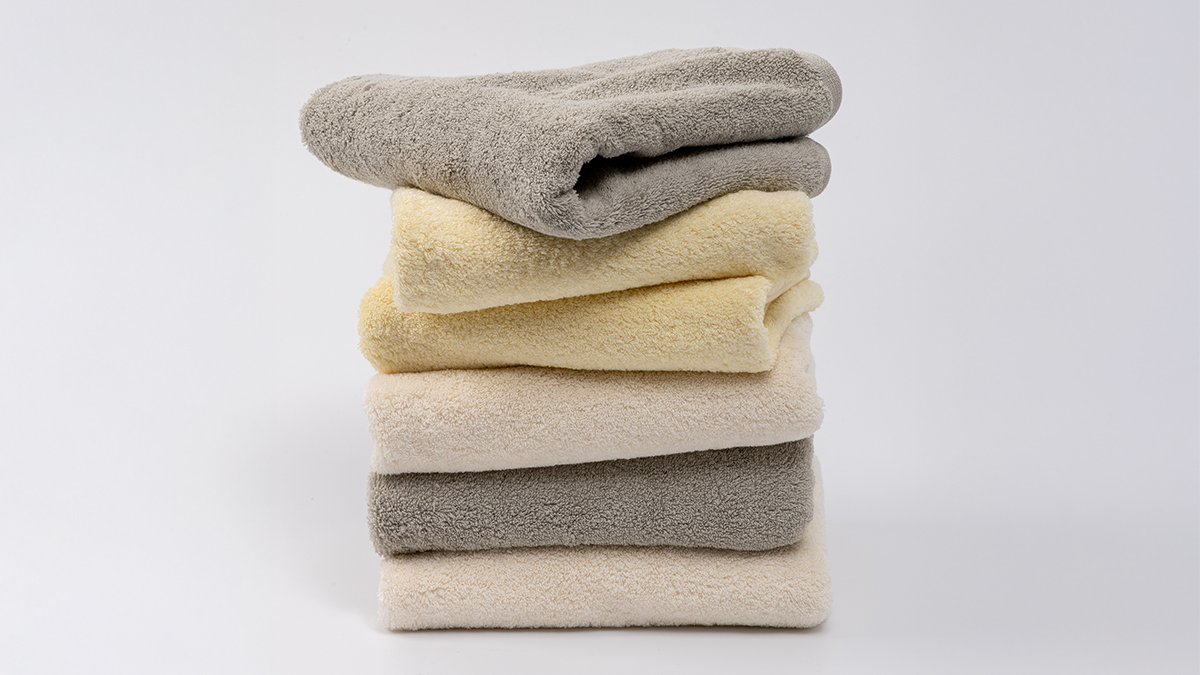 민감한 피부를 위한 식물수건, 무형광 식물염색 오가닉면 타월 230g 