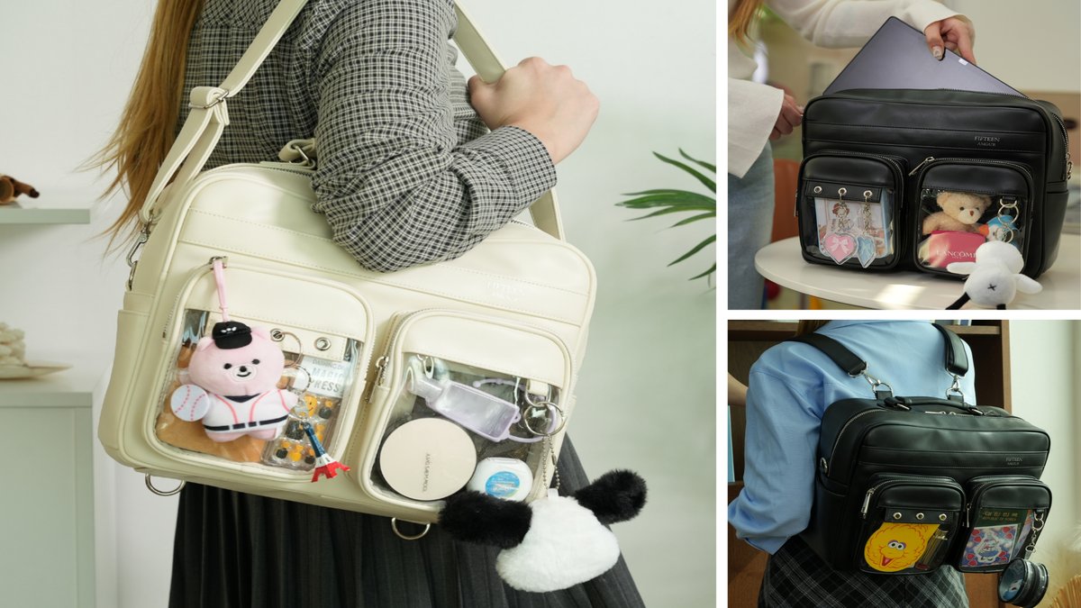 兼顾日常与热爱的3合1包💛 可容纳13英寸笔记本