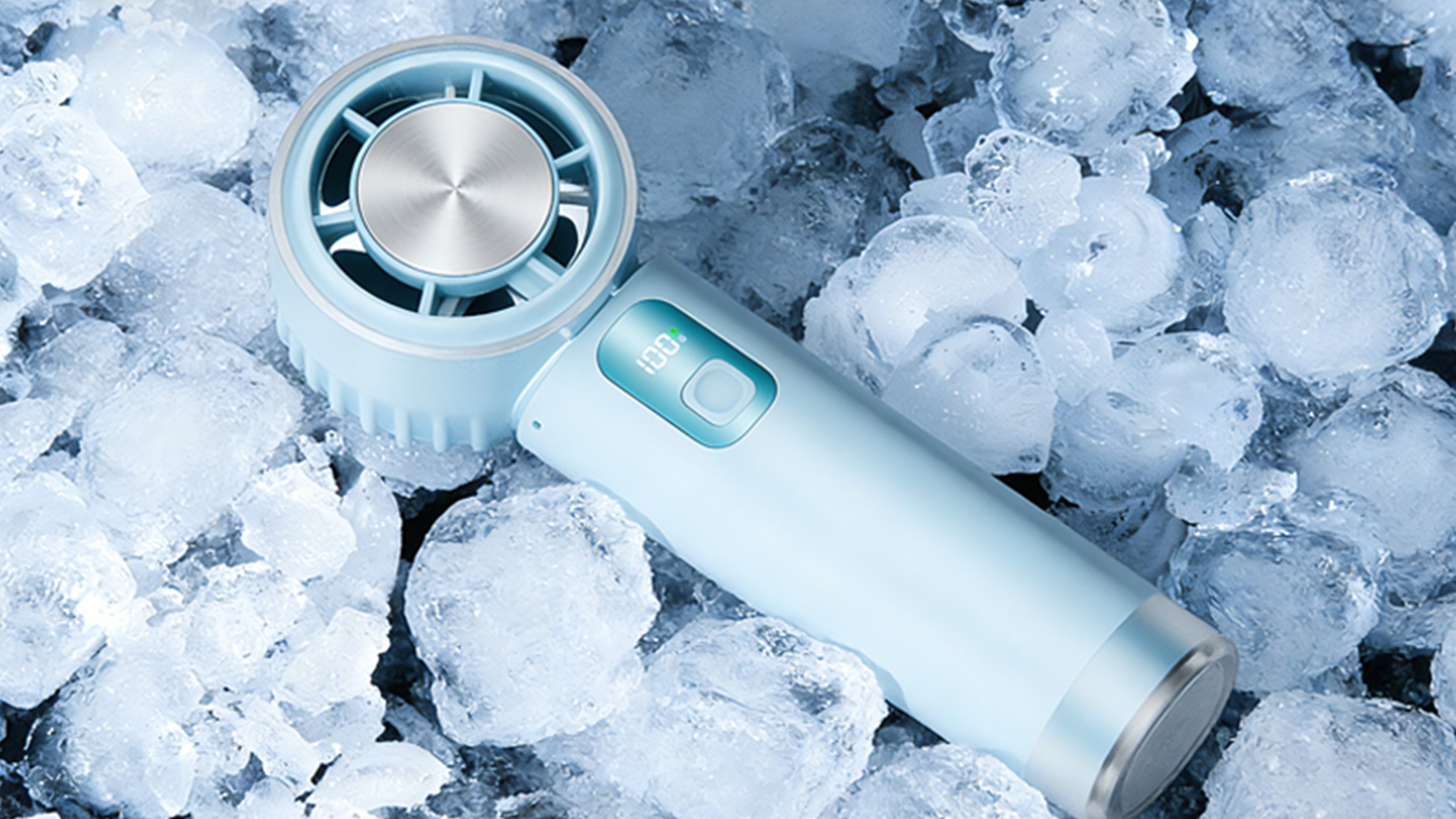 여름을 시원하게! 16°C 반도체 냉각 휴대용 선풍기