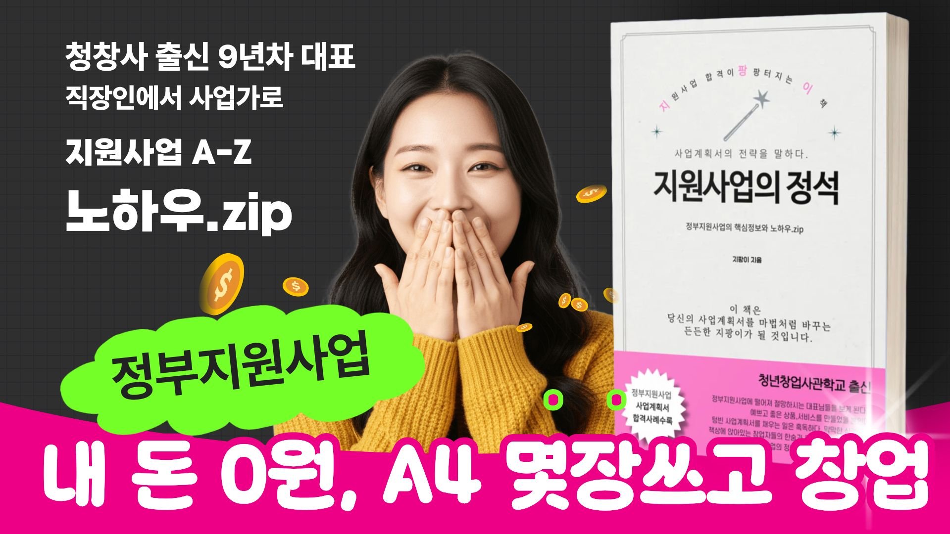A4용지 몇 장쓰고 정부지원으로 창업하기, 지원사업의 정석