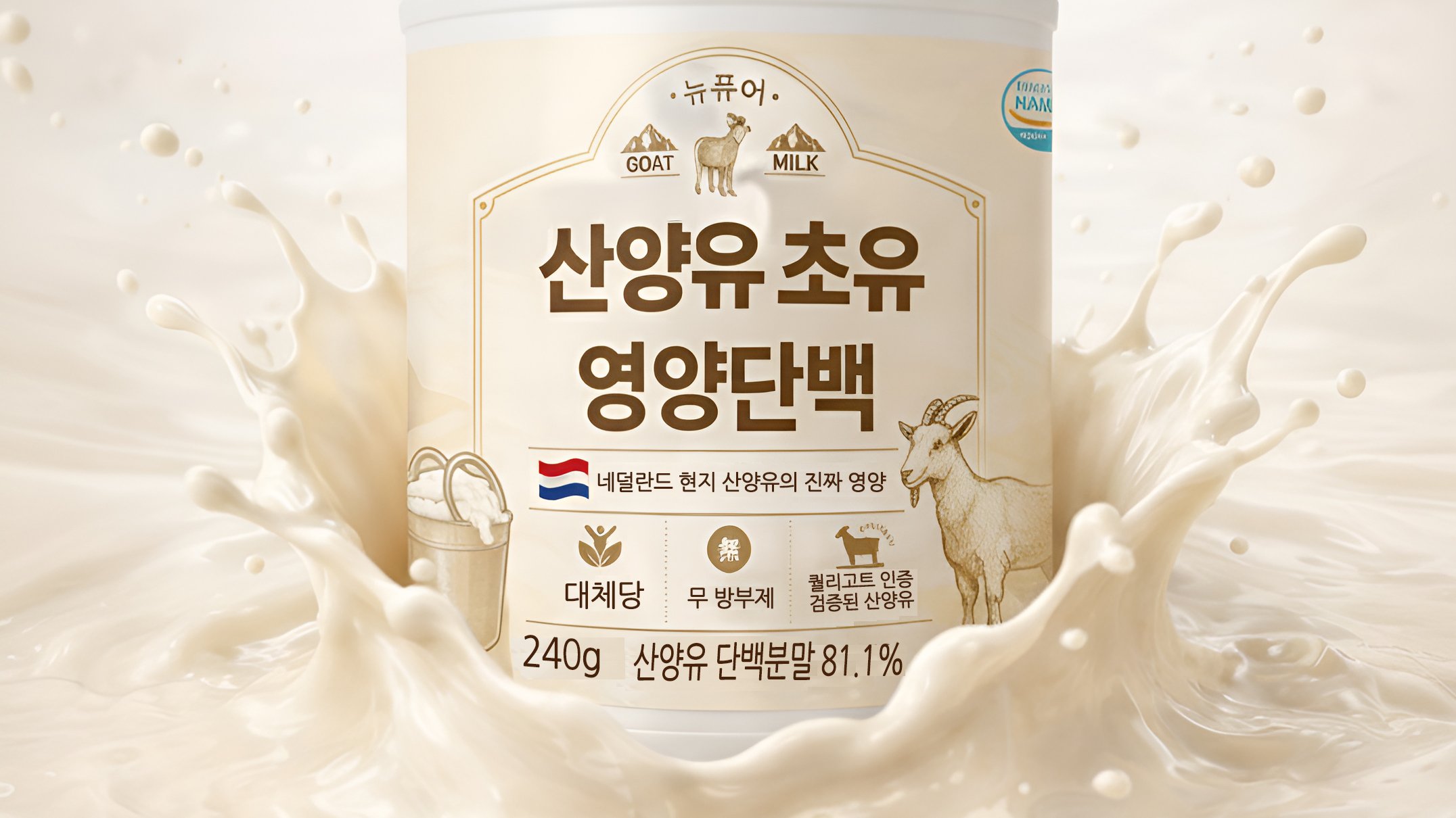 [영양간식] 중장년 전용 산양유단백질 