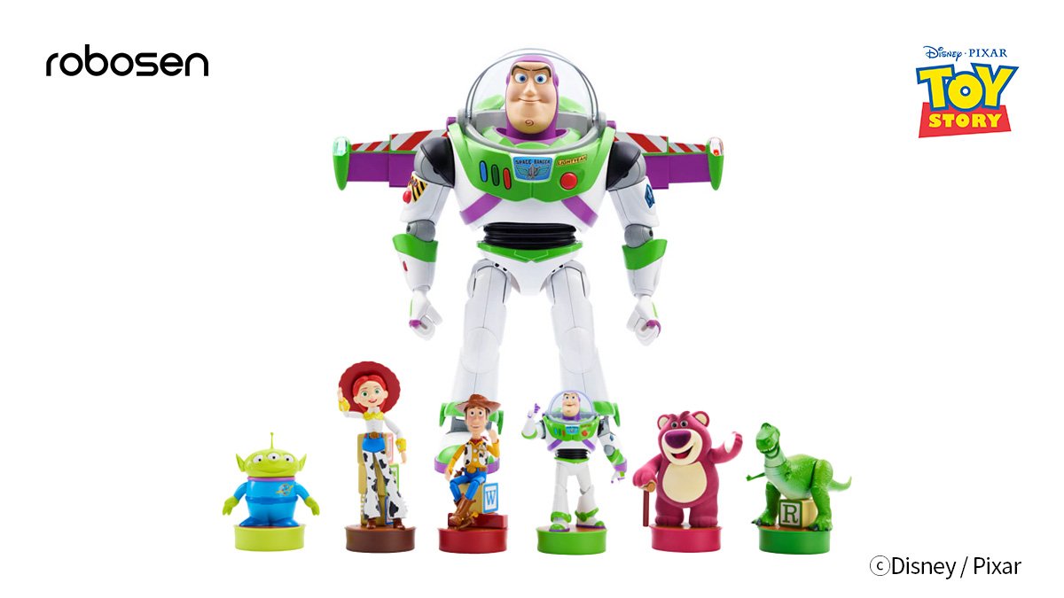 [앵콜][토이스토리 30주년] 버즈 로봇 & 미니 피규어 세트