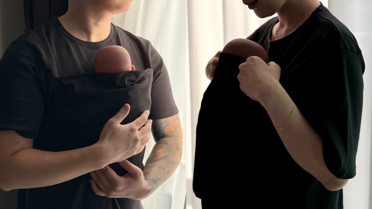 Top Choice Maternity Gift Fully Made in Korea Kangaroo Tee "HORCEN"