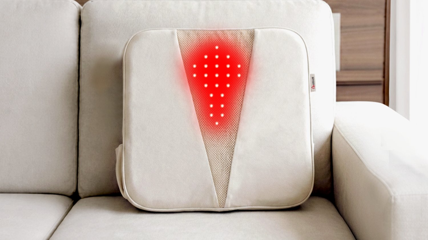 [Far and Near Infrared Care Cushion] Experience the soothing care you enjoyed at the postpartum center now in your own home.