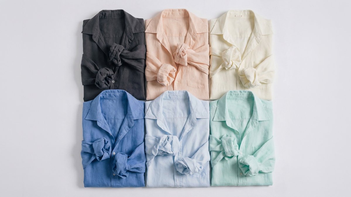Introducing a linen shirt crafted with over 40 years of artisan expertise.