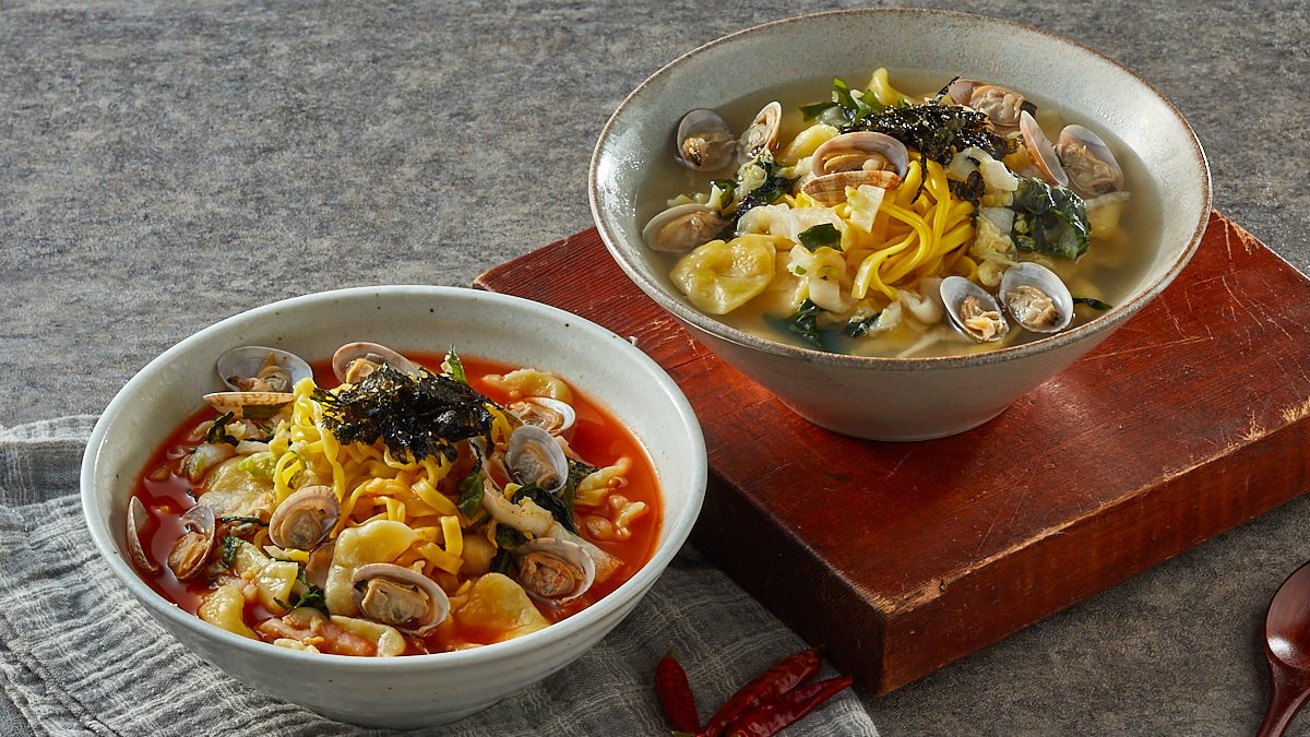 대구 팔공산 유명 맛집 "팔공산얼큰이" 바지락칼국수 수제비 칼제비 2인분
